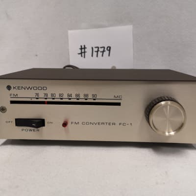 Kenwood FC-1 FM Converter Vintage, Rare #1779 Good Working Condition image 1