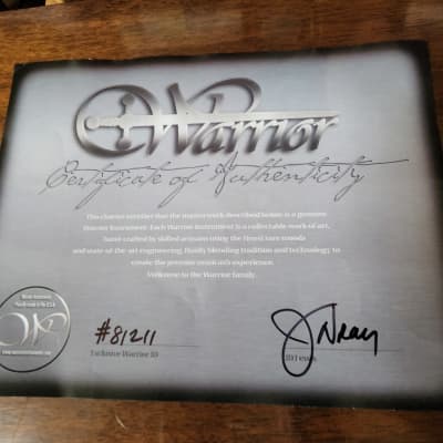 Do Good and Buy a Great Guitar! Warrior Signature, Serial #81211, Warrior Platinum image 8