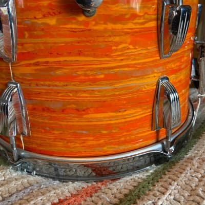 Ludwig 9x13 Converted Snare Drum - 1968 - Mod Orange image 4