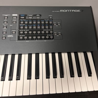 Yamaha MONTAGE7 Montage Series Synthesizer Keyboard - 76 Key - FSX Action - Black image 4