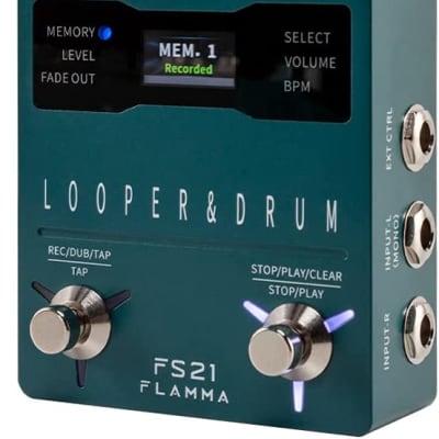 FLAMMA FS21 Drum Machine Looper Pedal Stereo | Reverb FLAMMA FS21 Drum Machine Looper Pedal Stereo | Reverb