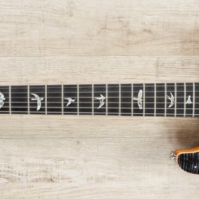 PRS Paul Reed Smith Custom 24 "Floyd" 10-Top Guitar, Ebony Fretboard, Charcoal image 6