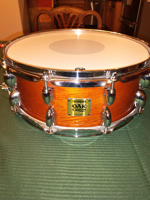 Yamaha Oak Custom 14X5.5 Snare Drum York Honey Amber