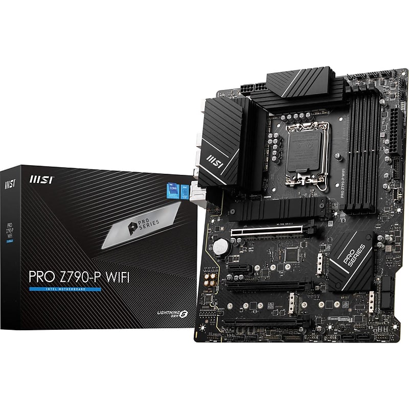MSI PRO Z790-P Wi-Fi DDR5 LGA 1700 SATA 6Gb/s ATX Motherboard image 1