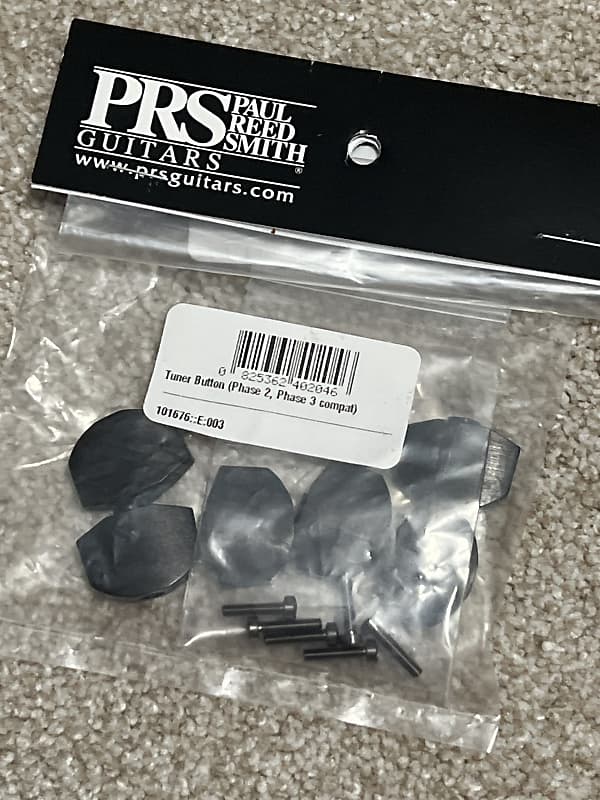 PRS Ebony Tuner Buttons Reverb