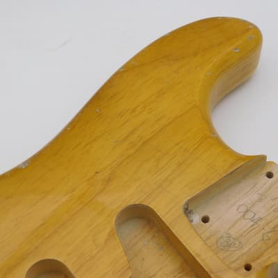 3lbs 12oz BloomDoom Nitro Lacquer Aged Relic Natural S-Style Vintage Custom Guitar Body image 2
