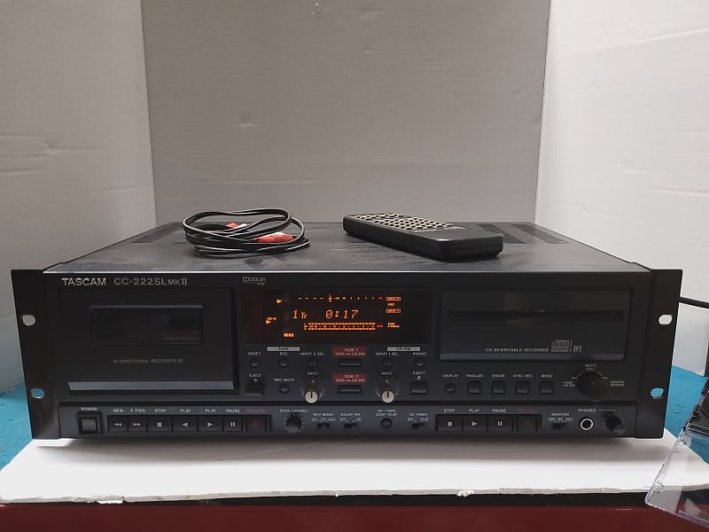 TASCAM CC-222SLMKII CD Recorder/cassette Deck Rackmountable