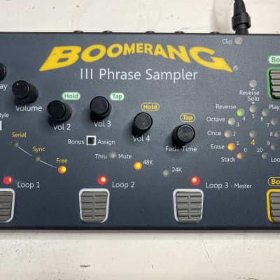 Reverb.com listing, price, conditions, and images for boomerang-iii-phrase-sampler