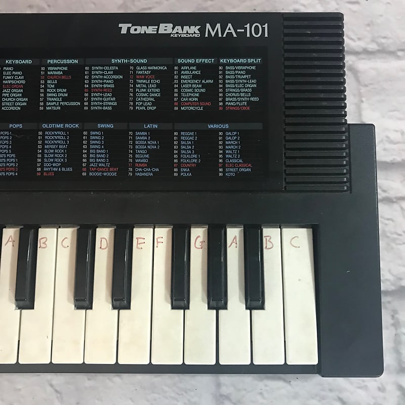 Casio Tone Bank MA-101 Keyboard | Reverb