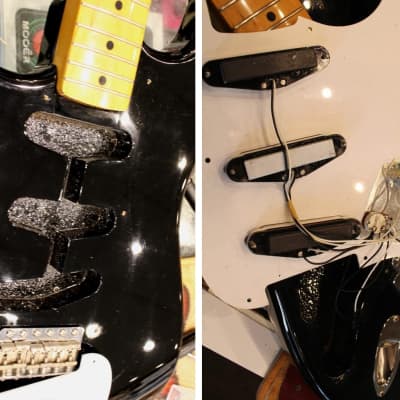 Fender Stratocaster ST'57-LH 2003 - Black - LEFT HAND Japan import image 11
