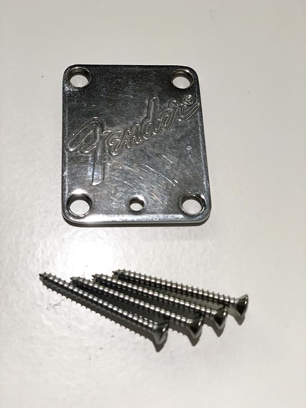 1983 Fender Jazz Bass neck plate Dan Smith Era Reverb