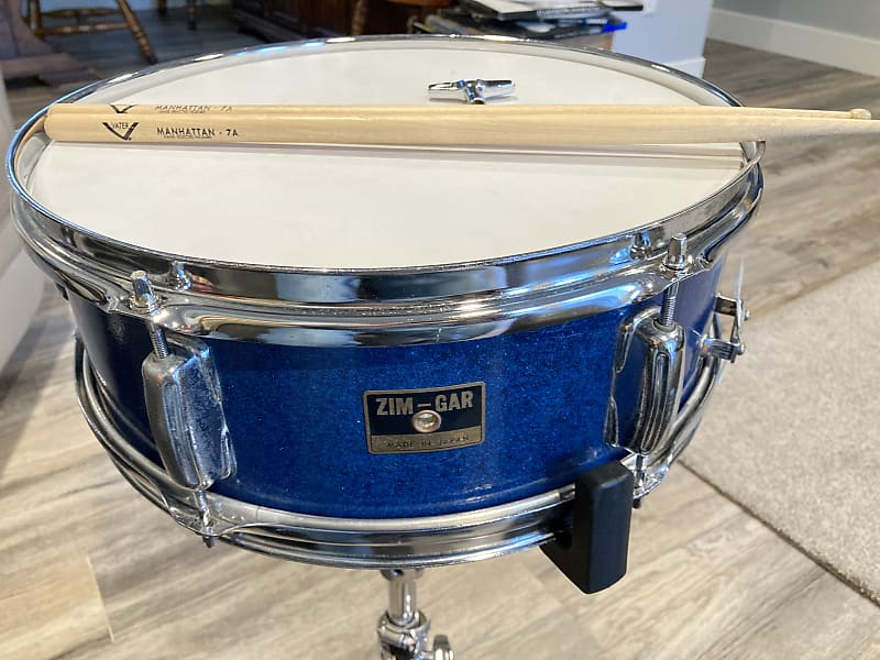 ZimGar Snare Drum 1960’s Blue Sparkle Reverb