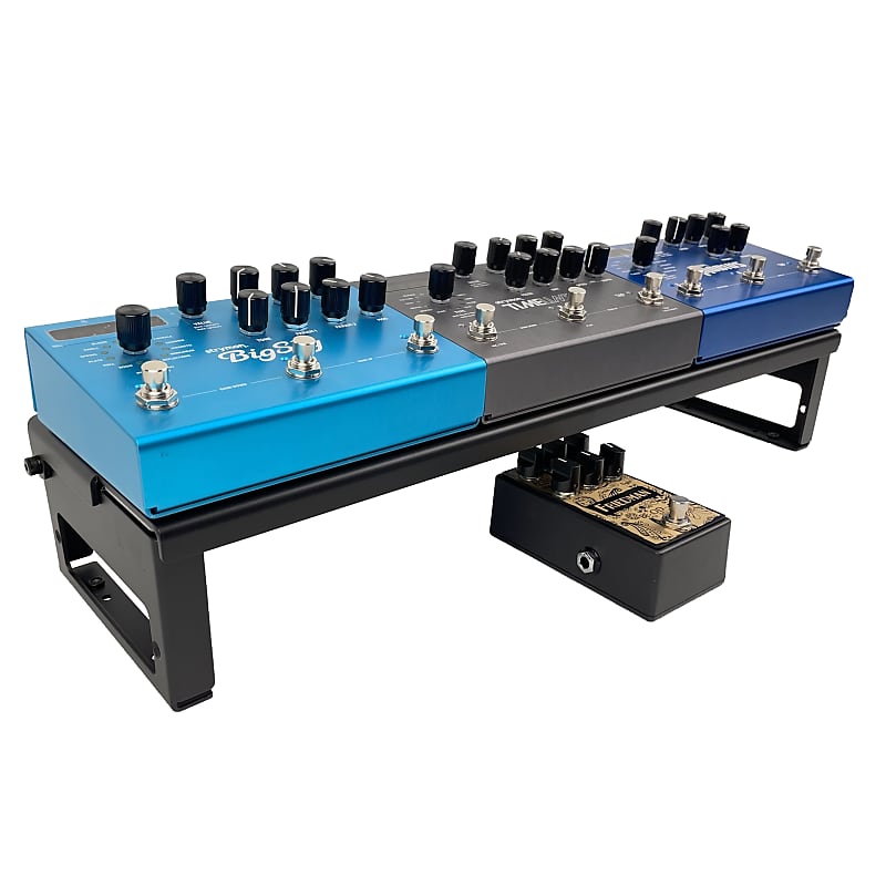 Fix Pedalboards MagLatch Hinged Bridge 20"x6"x3.5" Black Reverb