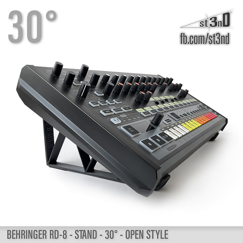 BEHRINGER RD-8 STAND - 30° - Open Style - 3D Printed - 100% satisfaction |  Reverb Greece