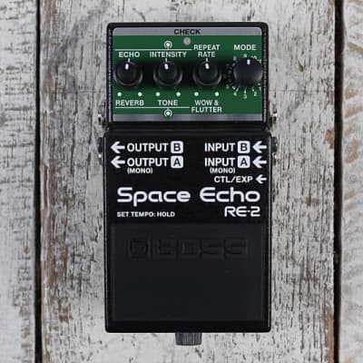 Boss RE-2 Space Echo Pedal Electric Guitar Delay and Reverb Effects Pedal image 1