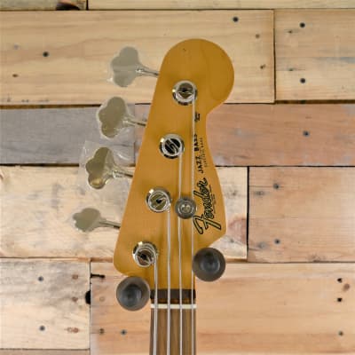 Fender Vintera '60s Jazz Bass with Pau Ferro Fretboard 2022 Present Firemist Gold w/Bag image 7