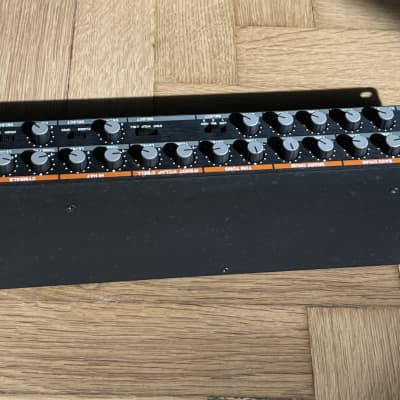 Novation Drum Station 5-Voice Rackmount Synthesizer 1995 - 1996 - Black with Yellow Stripe