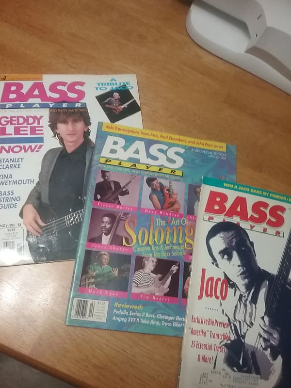 Bass Player  6 Issues 1988 To 1992 image 1