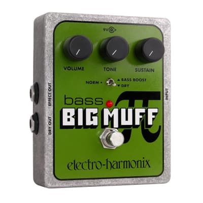 Electro-Harmonix EHX Bass Big Muff Pi Distortion / Sustainer Effects Pedal image 1