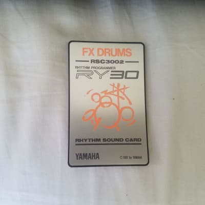 Yamaha RY 30 + FX Drums Sound Card image 3