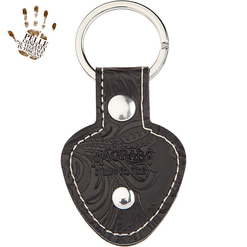 Keychain KC1 Embossed Flores Black Reverb