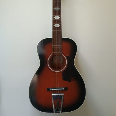 Cutie!~ 1955 Harmony Stella H929 Parlor Guitar - Setup to Play