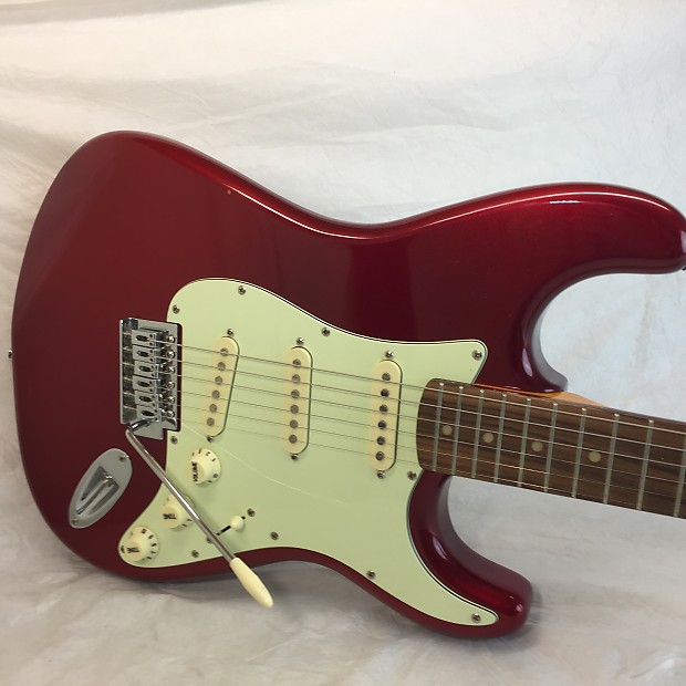 Jay Turser Vintage Series Candy Apple Red S Shaped Offset Electric Guitar