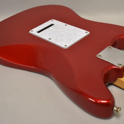 2000 Fender Deluxe Series Cyclone Candy Apple Red MIM w/HSC image 13