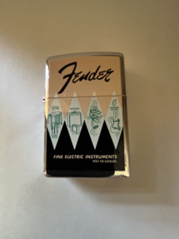 Fender 1957-1958 Fender Vintage Catalog Zippo Lighter | Reverb