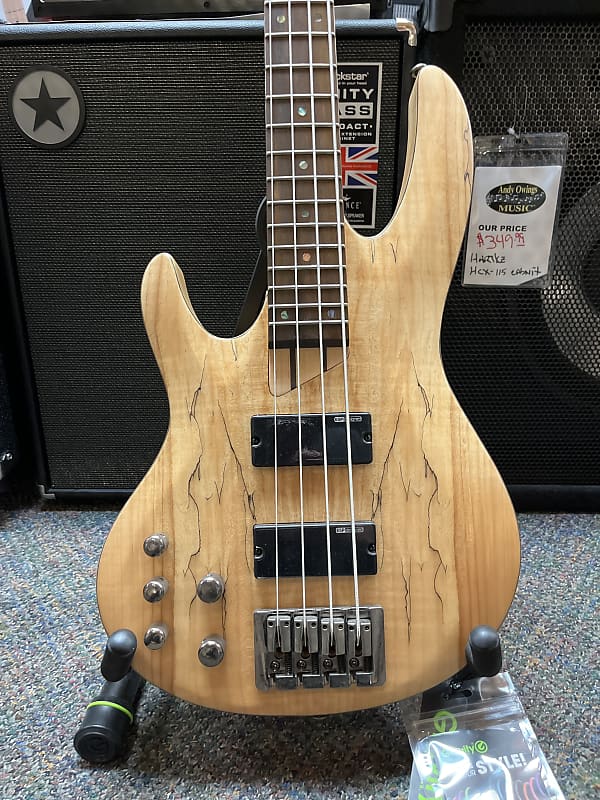 ESP LTD B-204SM Left Handed Bass Natural Satin | Reverb