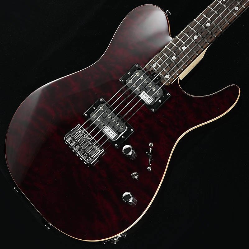 SCHECTER KR-24-2H-FXD (See-thru Red/Rosewood) -Made in Japan-