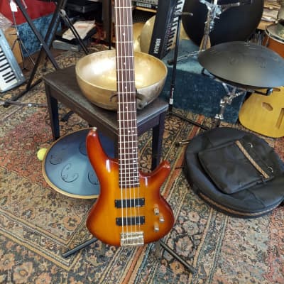 Austin 5 String Bass Guitar Sunburst image 1