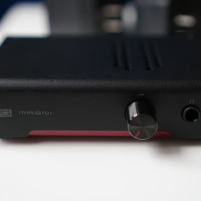 Schiit "Stack" with Modi Multibit DAC + Magni Heresy Headphone Amp + Interconnect (Black/Red/Silver) image 3