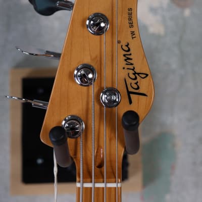 Tagima TW-73 Electric Bass Guitar - Classic Black image 5