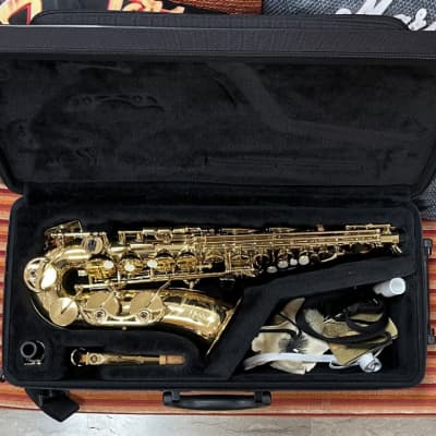 Yamaha YAS-480 Golden lacquered in Eb contralto sax image 1