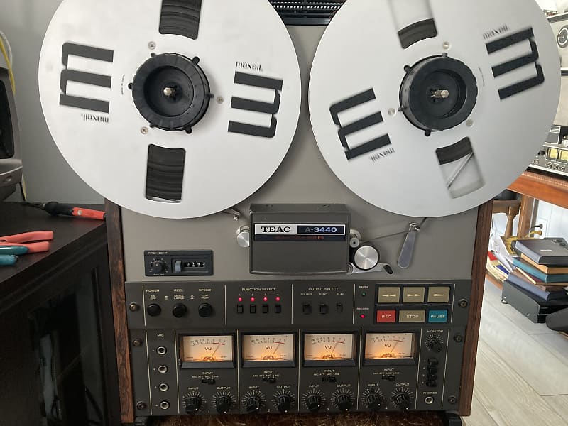 PLEASE READ!! TEAC A-3440 1/4 10.5 inch 4-Track