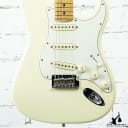 2012 Fender American Standard Stratocaster in Olympic White W / Locking Tuners & HSC