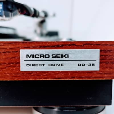 Vintage Micro Seiki DD-35 Direct-Drive Turntable w/ Sumiko Blue Point No. 2 Clean image 6
