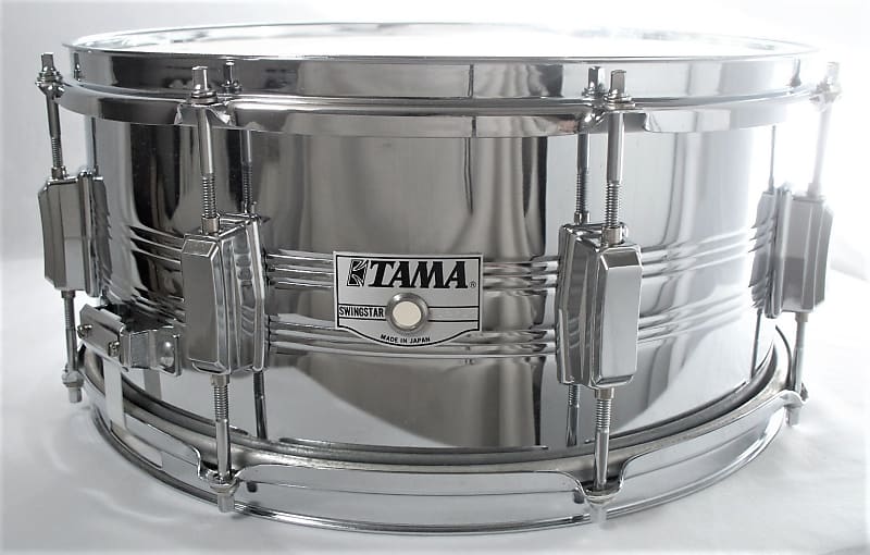 Tama 7006 Swingstar 6.5x14" 8-Lug Chrome Steel Snare Drum 1984 - 1988 image 3