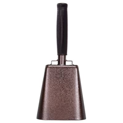 6 Inch Metal Steel Cow Bell Noise Maker With Stick For Drumset Kit  Percussion