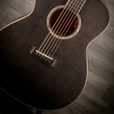 Auden Austin Electro Acoustic Guitar - Satin Black image 6