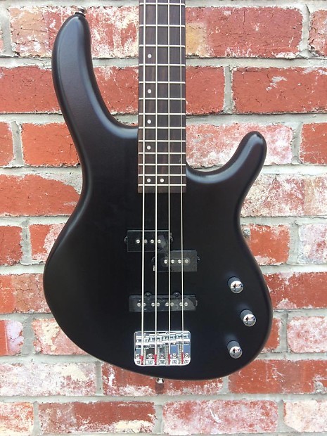 Cort Action PJ OPD 4-String Bass Open Pore Black image 1