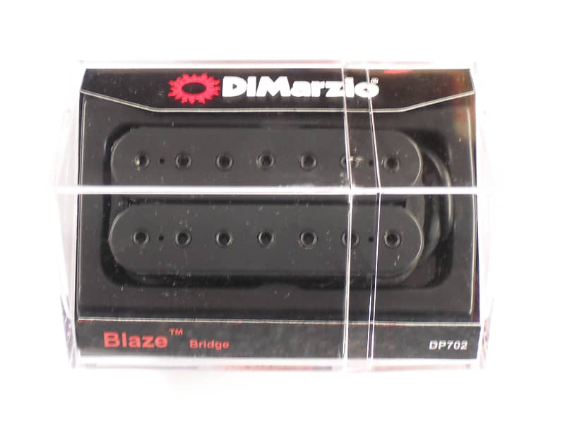 DiMarzio Blaze 7 String Bridge Humbucker Black W/Black Poles DP 702 image 1