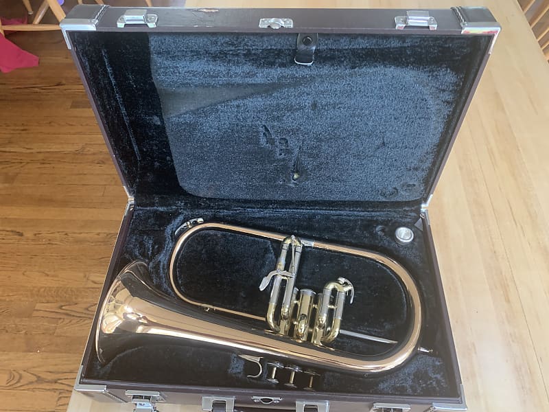Yamaha Flugelhorn Case mid 90's black Reverb
