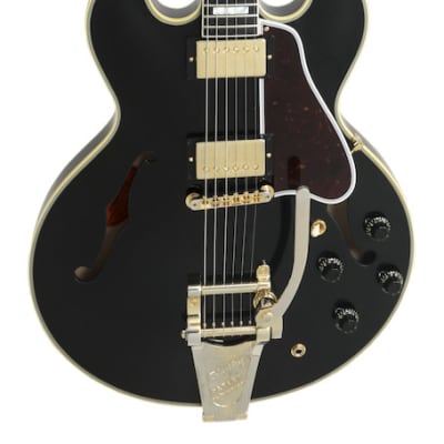 Gibson Custom Shop 1959 ES-355 Reissue Bigsby Ultra Light Murphy Aged Ebony image 2
