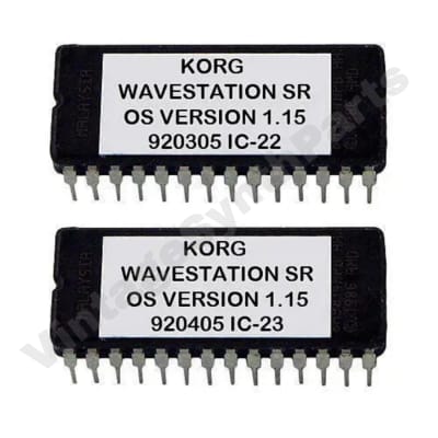 Korg Wavestation SR firmware OS upgrade update version 1.15 Eprom Rom