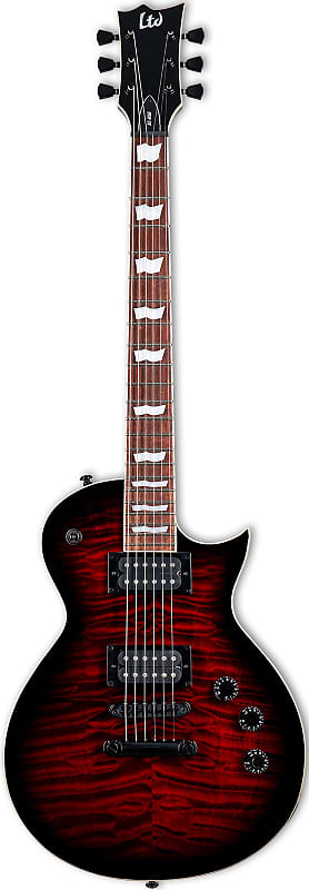 ESP LTD Eclipse EC-256QM Electric Guitar See Thru Black Cherry Sunburst image 1