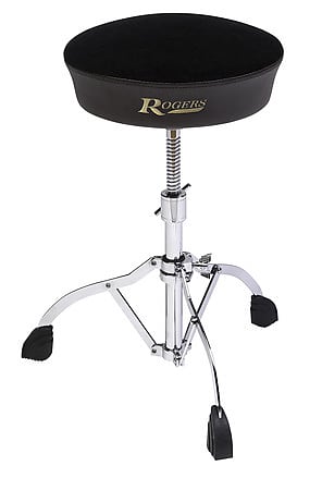 Rogers - RDH88 - Deluxe Throne Stand Single Braced Swan Leg Base w/ Cloth Top and Embroidered Logo image 1