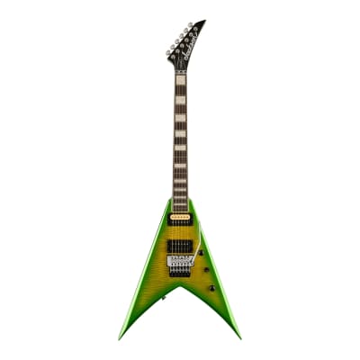 Jackson X Series Signature Scott Ian KVX King V 6-String Rosewood Fingerboard Electric Guitar with Nyatoh Body, Maple Neck, 22 Fret, High-Output Humbucking Pickup, Right-Handed (Baldini) for sale
