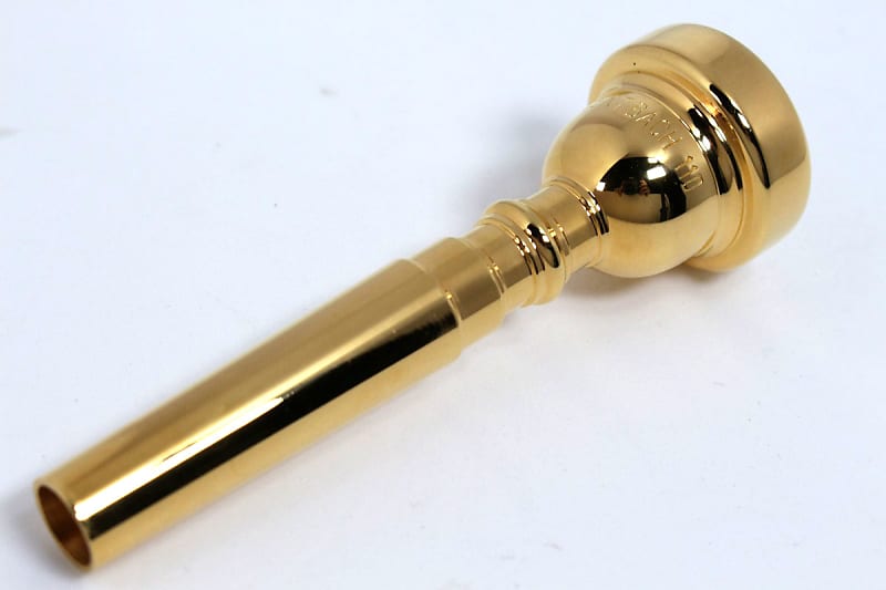 BACH 11D GP trumpet mouthpiece, gold plated, beautiful [03/27